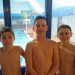 Boys swimming relay