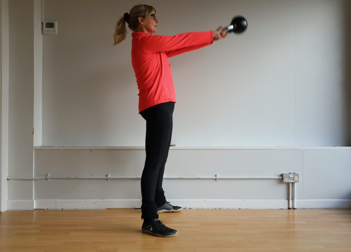 Move of the month Kettlebell Swing Outdoor Swimmer Magazine