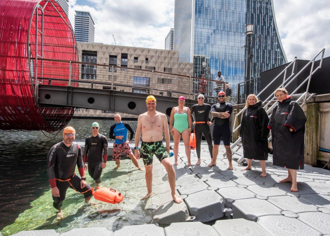 Open Water Swimming Returns To Canary Wharf London Outdoor Swimmer 