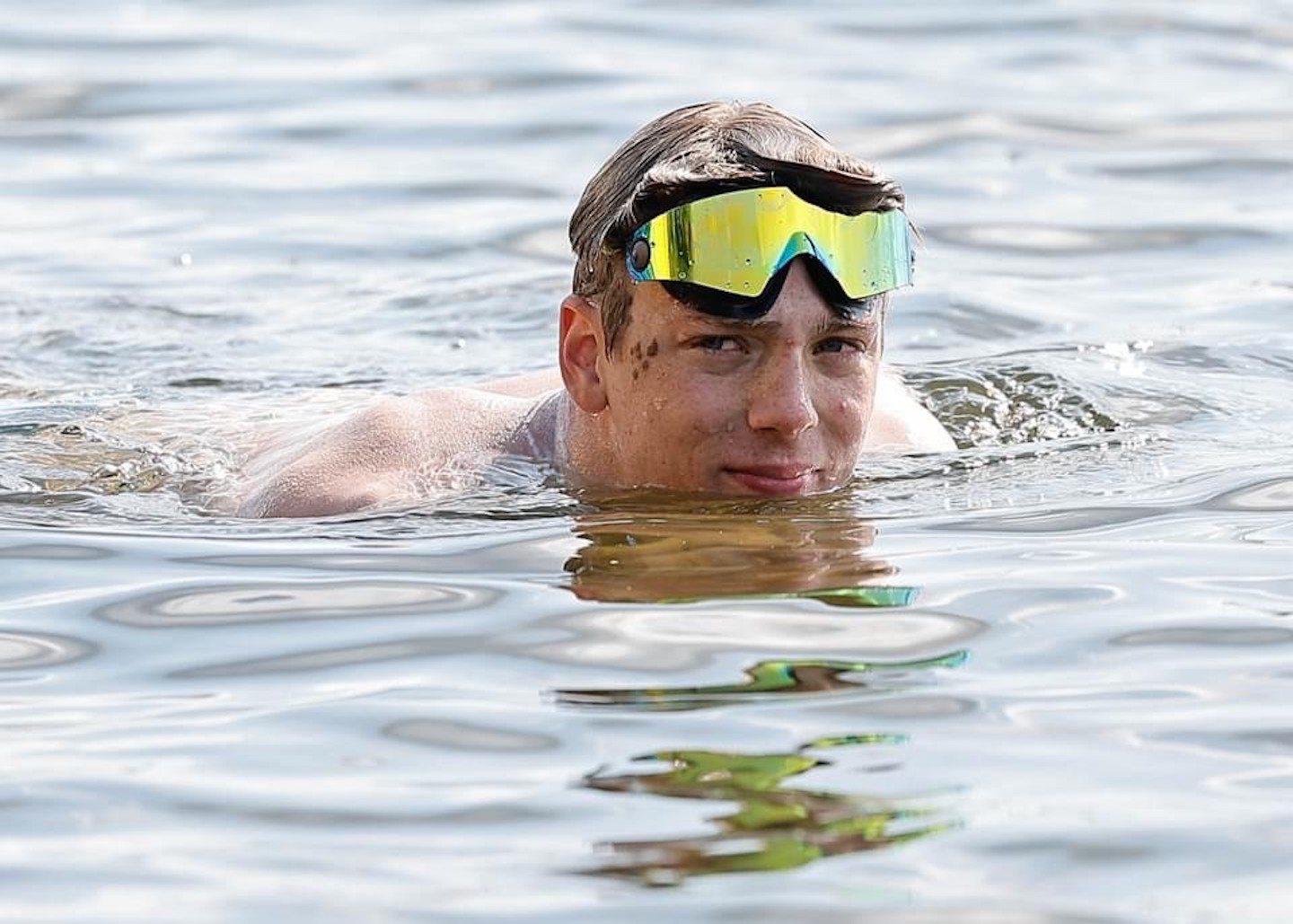 Olympian Hector Pardoe swims length of Windermere in record-breaking time - Outdoor Swimmer Magazine Thumbnail