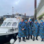 Winter relay English Channel