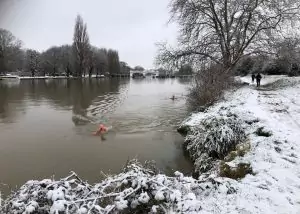 Winter swimming