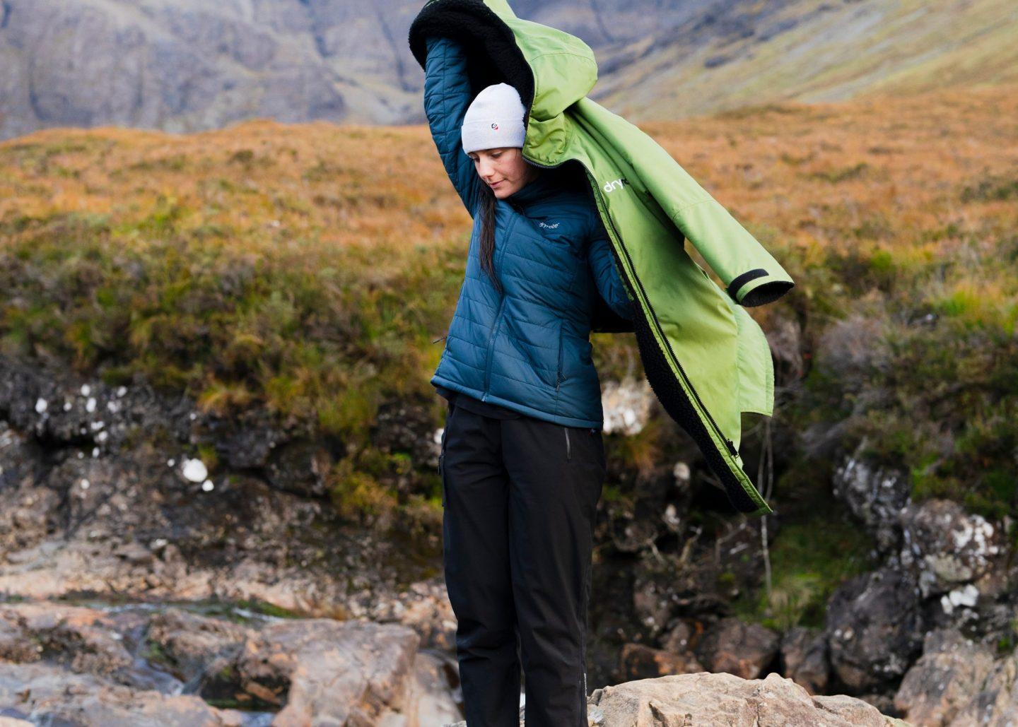 How to layer up after a cold swim