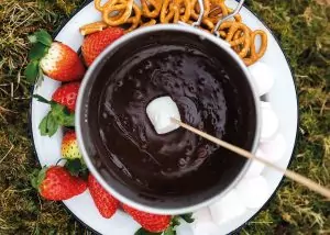 Chocolate fondue Fell Foodie