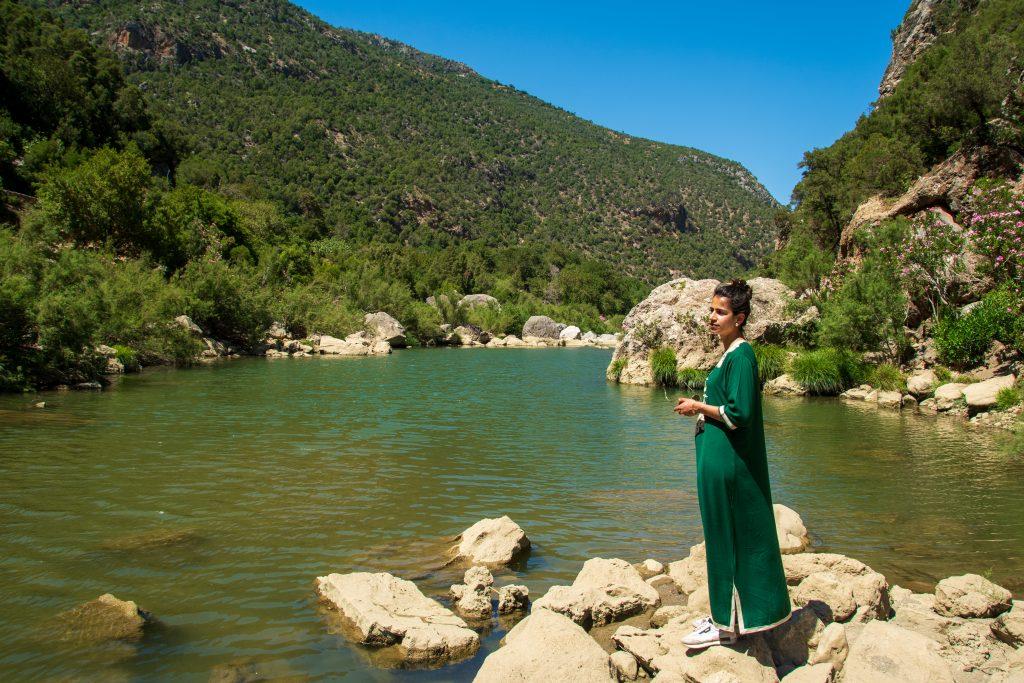 Wild swimming Morocco