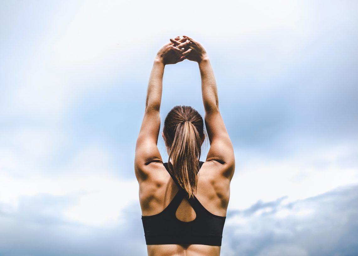 stretching