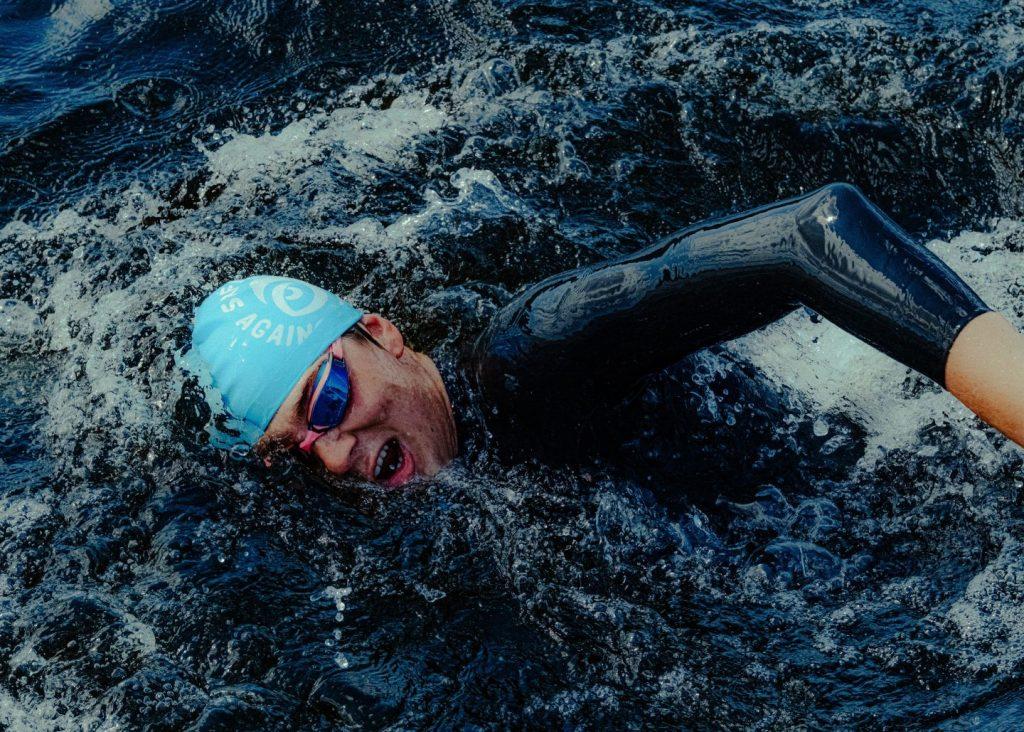 Close up of Hector Swimming