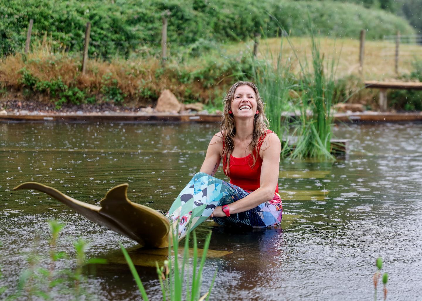 The campaigning mermaid: Lindsey Cole