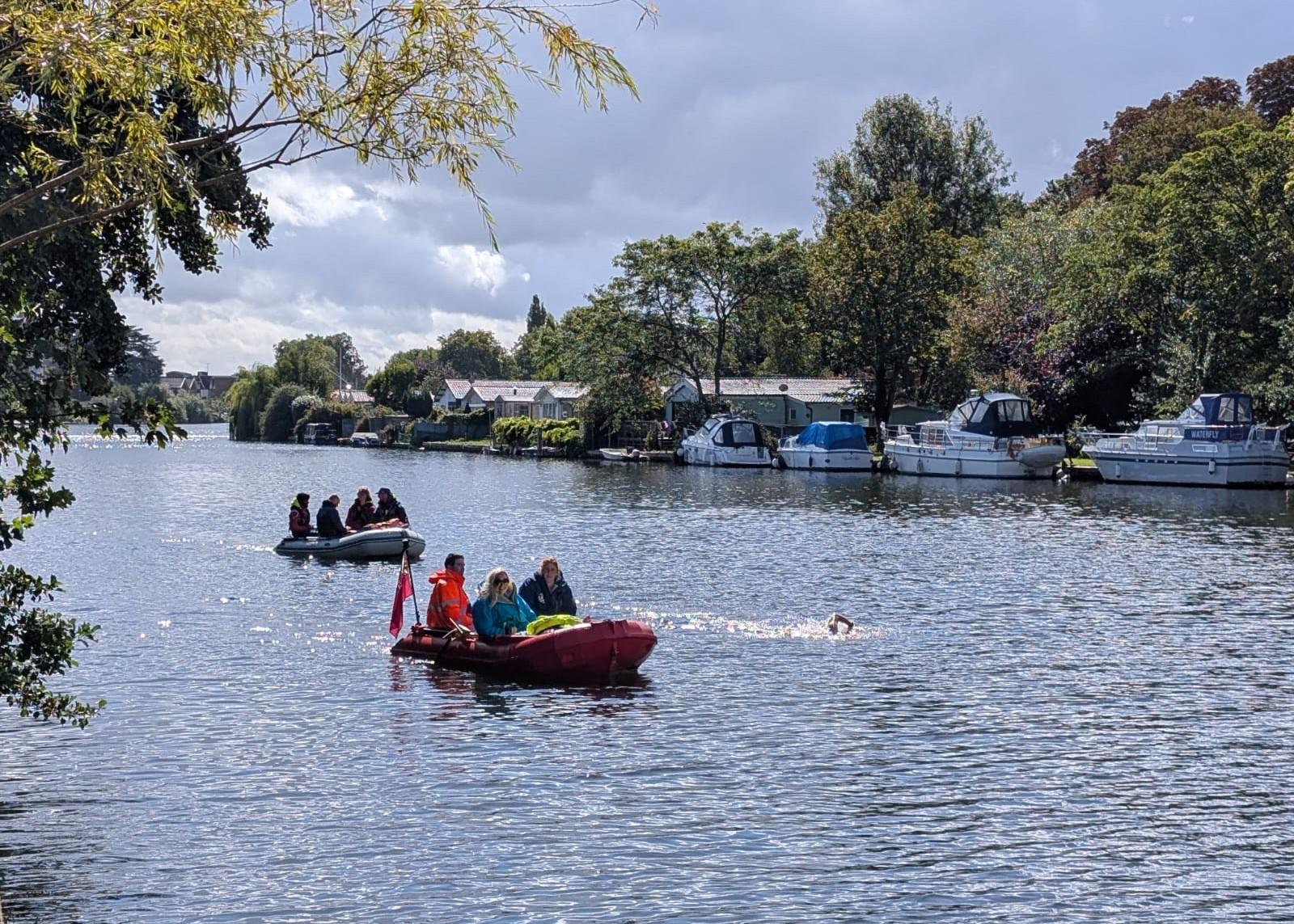 Endurance swimming and activism: a towpath perspective on the Thames Relay