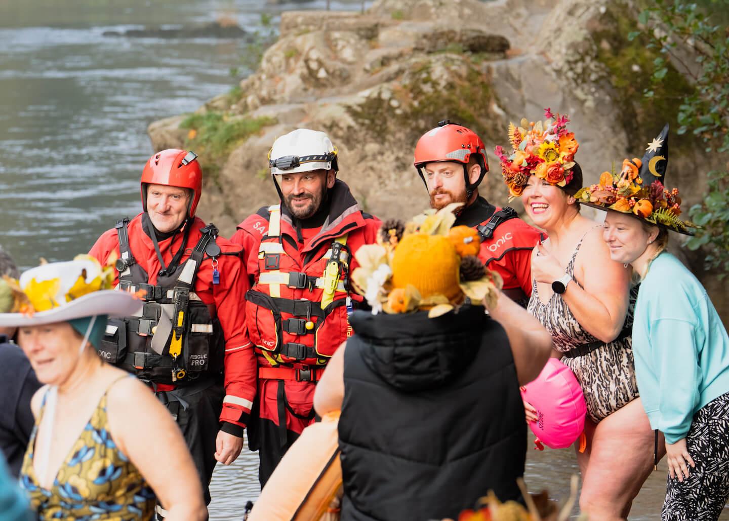 Harvest Wild Swim Festival Weekend under Neidpath Castle in the Scottish Borders