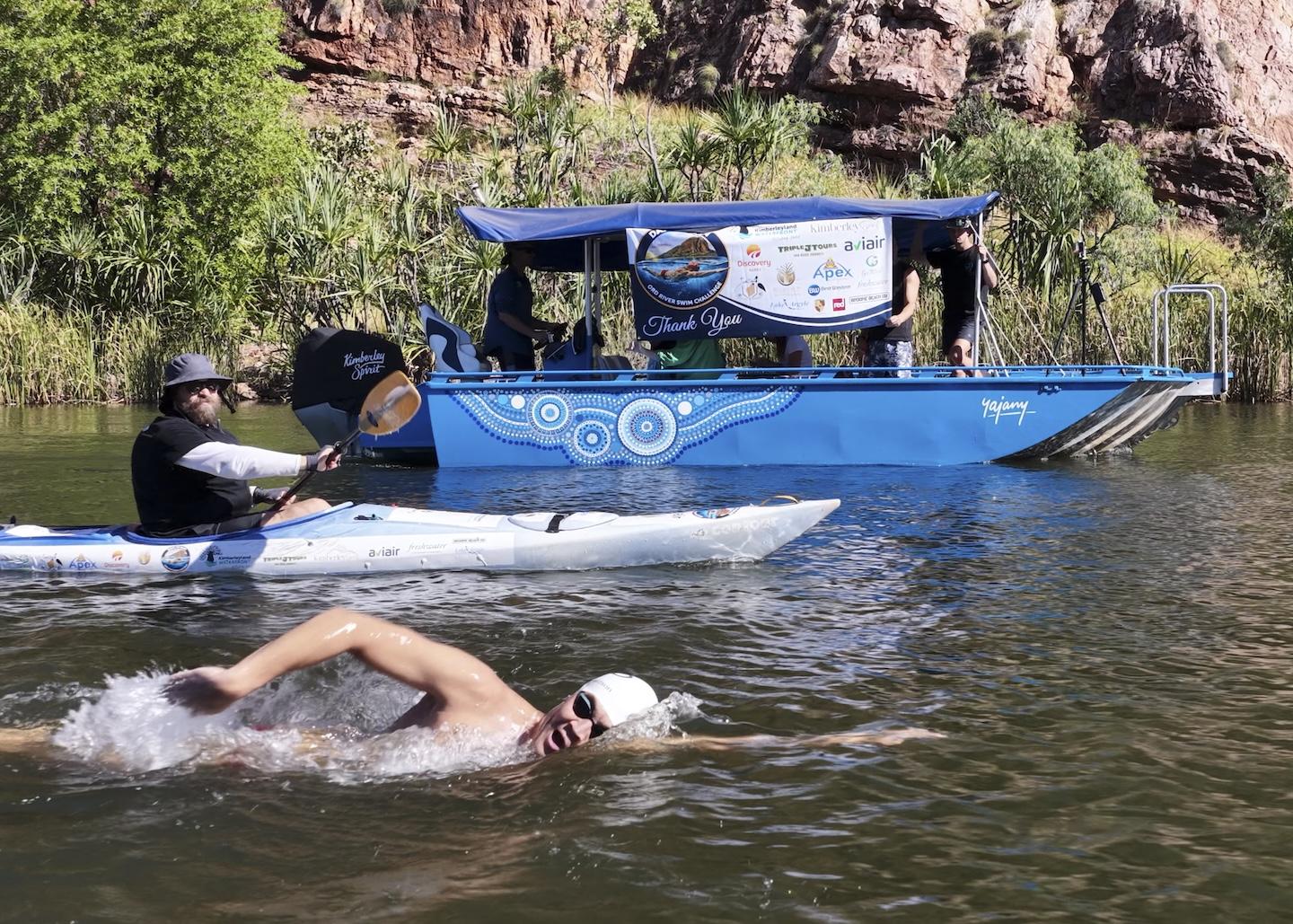 Andy Donaldson smashes record in croc-infested Dam to Dam challenge