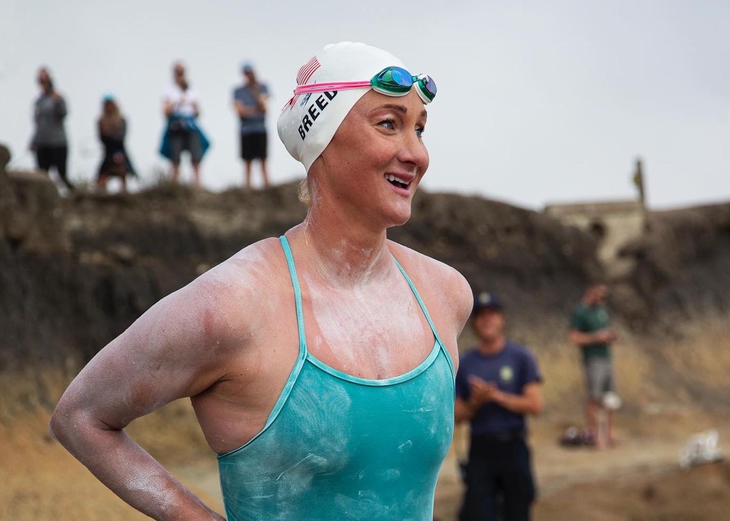 Catherine Breed swims the entire California coast in 900-Mile challenge