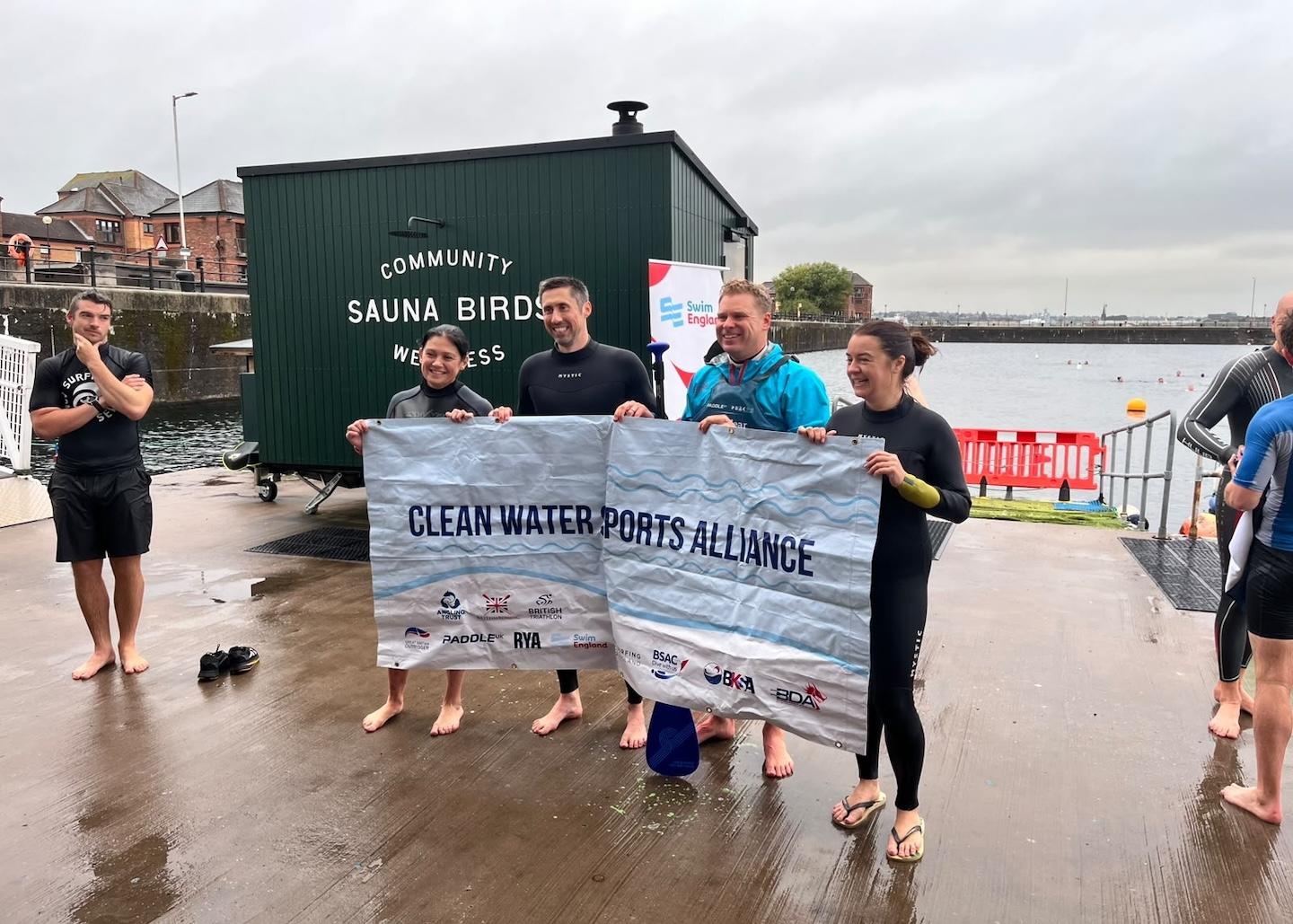 Dip at the Docks in Liverpool: MPs support the Clean Water Bill